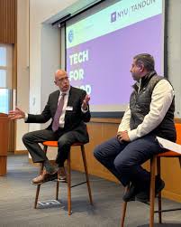 On February 3rd, @NYUniversity Executive Vice President for Global Science  & Technology and NYU Tandon Executive Dean Juan de Pablo took part in a  fireside chat with President of the @pjmfdn Vilas