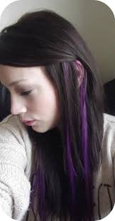 View results | next poll >>. Half Brown Half Purple Hair Purple Hair Highlights Purple Underneath Hair Purple Hair