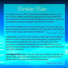 First Birthday Of A Dead Loved One The Grief Toolbox Blues Birthday Grief
