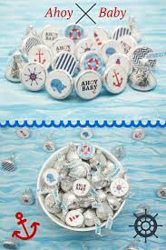 Ahoy It S A Boy Baby Shower Stickers 180 Count Baby Shower Stickers Nautical Baby Shower Boy Baby Shower Favor Stickers