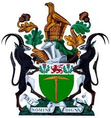 Black And White Coat Of Arms Of South Africa The Coat Of Arms Of Rhodesia Zimbabwe History Zimbabwe Africa Southern Africa