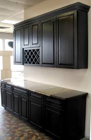 Chocolate Oak Finish Kitchen Cabinets Modern Black Kitchen Kitchen Cabinet Inspiration Black Kitchen Cabinets