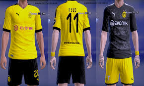 Borussia dortmund home uniform 2019/20. Pes 2013 Borussia Dortmund Leaked Kits 2019 20 Kazemario Evolution