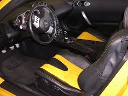 Nissan 350z Yellow And Black Interior Custom Custom Car Interior Car Interior Design Custom Cars