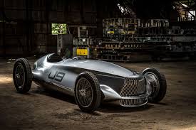 Infiniti Prototype Melds A 1940s Race Car With Ev Power Electric Car Design Race Cars Electric Car Concept