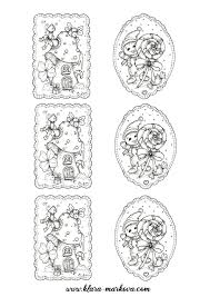 It's time for a brand new set of printable christmas adult coloring pages! Klara Markova Free