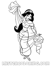 Barbie as the island princess coloring pages. Princess Jasmine Dancing Aladdin Coloring Page Princess Coloring Pages Disney Princess Coloring Pages Disney Princess Colors