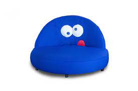 Kuschelsofa Fur Kinder Mit Niedlichem Monster Kindersofas Kinder Sofa Kindersofa Kinder Mobel