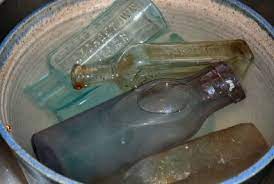 Cleaning Old Bottles Warm Salt Water Baby Bottle Scrubbie Old Glass Bottles Antique Glass Bottles Antique Bottles
