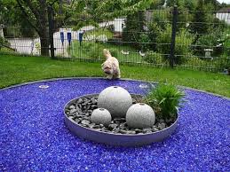 Glaskies Kobaltblau 5 10mm 20 Kg Kobaltblau Gartendekoration Schotter