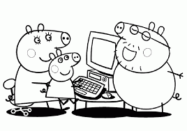 Peppa pig è un cartone di grande successo, le sue mille avventure con i suoi amici sono sempre allegre e divertenti. Immagini Da Colorare Peppa Pig Coloring Home