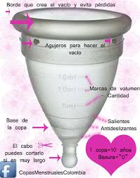 También la textura de la copa hace que no sea muy resbaladiza, por lo que. Copa Menstrual Aneer 100 Silicona Medicinal 10 Anos De Duracion Copamenstrual Copas Menstruales Colombia