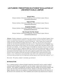 Unikl's courses and programmes are delivered through its nine (9) institutes located throughout the country. Pdf Lecturers Perception On Student Evaluation At Universiti Kuala Lumpur Suriyani Ahmad Academia Edu