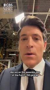 In the time it takes to make about 15 Ford F-150s, CBS News' Tony Dokoupil  had a freewheeling conversation with President Trump today