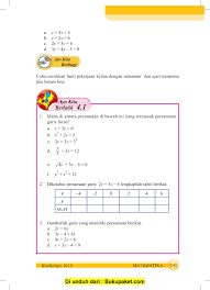 Garis lurus dilalui (m) 10a y 9. Bs 8 Matematika 1 Rev 2017 Pages 151 200 Flip Pdf Download Fliphtml5