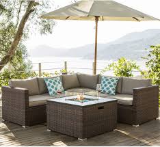See more ideas about furniture, round sofa, pit couch. Buy Cosiest 4 Piece Propane Fire Pit Outdoor Furniture Brown Sofa Set Patio Setional W 32 Inch Square Wicker Fire Table 40 000 Btu Fits 20 Gal Tank Outside W Glass Wind Guard For Garden