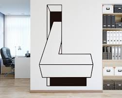 optical illusion decal home decor office decor office wall art office walls wall decals wall stickers wall decor wall art sticker office walls office wall art wall decor stickers