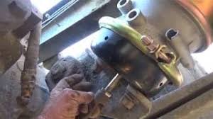 From there, you can take the plug off from behind the chamber itself. Changing Parking Brake Chamber March 30 2018 Youtube