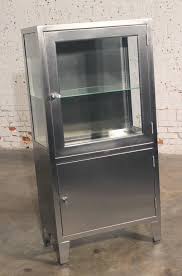 Buy medicine cabinets and get the best deals at the lowest prices on ebay! Vintage Stainless Steel Lighted Industrial Or Medical Display Cabinet At 1stdibs