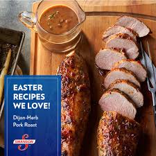 Dijon Herb Pork Roast Pork Roast Recipes Pork Recipes Meat Recipes