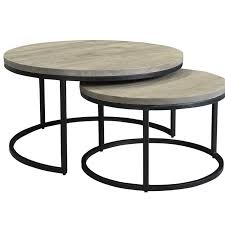 Kendall 2 Piece Nesting Tables Nesting Coffee Tables Round Nesting Coffee Tables Round Coffee Table Sets