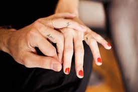 Pin By Kathryn Ashbahian On Tattoo Ring Finger Tattoos Wedding Band Tattoo Tattoo Wedding Rings
