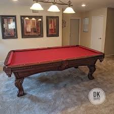 Imperial International Pool Table Install And Refelt In Placentia Tour Edition Burgundy Billiards Dkbilliards Playpool Man Play Pool Pool Table Game Room