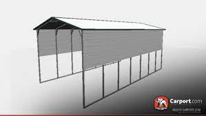 16 X 30 X 12 Rv Carport With Extra Panels Rv Carports Metal Carports Portable Carport