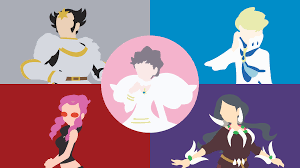 Levels for elite four are 55 without a writ, 60 with a writ of challenge, 65 with a red writ challenge, and 75 with a black writ challenge. Kalos Elite Four By Limecatmastr On Deviantart
