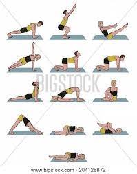 See more ideas about yoga, yoga for beginners, yoga for men. Yoga Poses Set Men Vector Photo Free Trial Bigstock