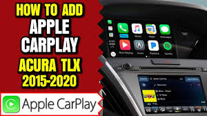 Acura Tlx Apple Carplay Update Add Apple Carplay Android Auto To Acura Tlx 2015 2020 Hdmi Input Youtube