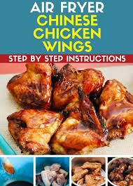 Air Fryer Chinese Chicken Wings Recipe Chinese Chicken Wings Wing Recipes Chicken Wings
