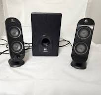 Logitech X-230 Speaker System With High-Tech Subwoofer. In Good Condition