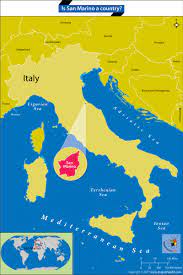 Map of san marino, satellite view. Is San Marino A Country Answers