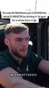 Ed Matthews Drives G-Wagon in 1st Gear for an Hour