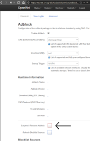 Firewall rules should have the option to do that but i dont know how to do that. Adblock Missing Button Text Issue 6703 Openwrt Packages Github