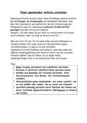 Hab bestimmt 3 druckerpatronen ausgemetzt. Deutsch Arbeitsmaterialien Ubungen Aufbau Hohepunkt Spannung Gefuhle 4teachers De