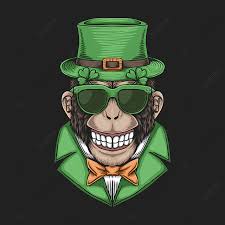Digunakan adanya beberapa modifikasi buat layar handphone. Gambar Monyet Kepala St Patrick S Hari Ilustrasi Ilustrasi Haiwan Haiwan Ape Png Dan Vektor Untuk Muat Turun Percuma