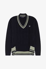⏰ to bid on this item or see what else we have to offer hit the link in our bio!. Cable Knit Jumper Navy Women S Knitwear Cardigans Sweatshirts Jumpers Fred Perry Uk