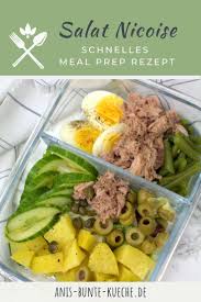 Nizza Salat Vollwertiger Salat Fur Die Mittagspause Ani S Bunte Kuche Rezept In 2020 Nizza Salat Lecker Kochen Schnelles Gesundes Mittagessen