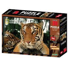 Sent with australia post standard parcel. Super 3d National Geographic Tiger 500pc Puzzle Goliath Games Goliath Games