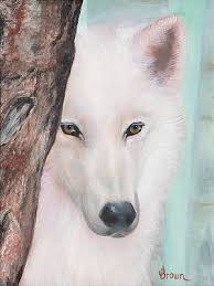 Wolf Hound Paintings for Sale