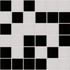 Bold grout color + metallic grout stand out | peachy the magazine. Black White Tile Floor Grout