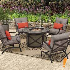 Check spelling or type a new query. Wilson Fisher Canyon 5 Piece Fire Pit Chat Set Big Lots Outdoor Patio Decor Outdoor Fire Pit Table Backyard Furniture