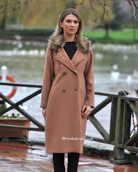 Tesettur Kaban Modelleri Taba Renk 2019 Coat Fashion Trench Coat