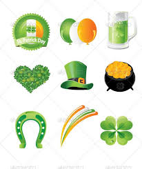 Saint patricks day symbols free vector 2 years ago. St Patrick S Day Icon Set Icon Set Holiday Vectors St Patrick