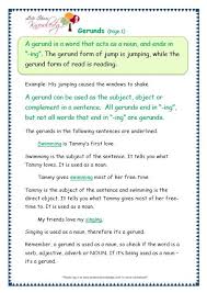 Gerunds Worksheet English Grammar Teaching English Grammar Learn English Grammar