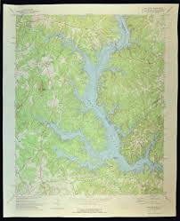 Lake Wylie Map Of Five Points South Carolina Art Print Wall Decor Large Topographic Survey York County India Hook Hills Lakewood Pine Harbor South Carolina Art Wall Art Prints Lake Wylie