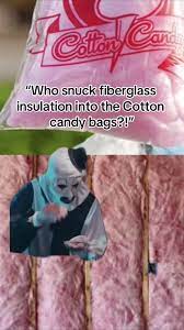 Fiberglass Insulation Cotton Candy | TikTok