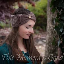 Make this quick and easy simple knitted garter ear warmer. Loom Knit Headband Earwarmer Pattern Free This Moment Is Good